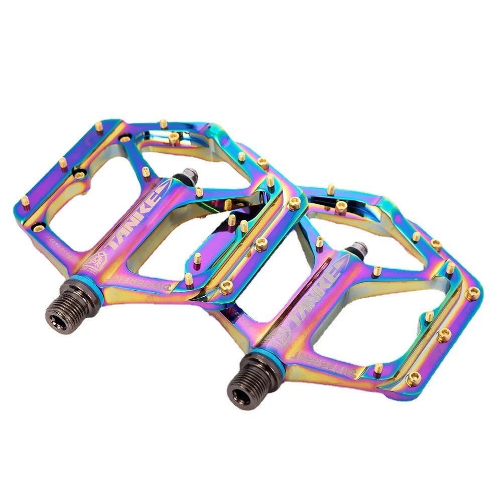 Nebublu Colorful Cycling Road Bike Pedals, Non-slip Aluminium MTB Bike Pedals - Perfect for  Adventures!