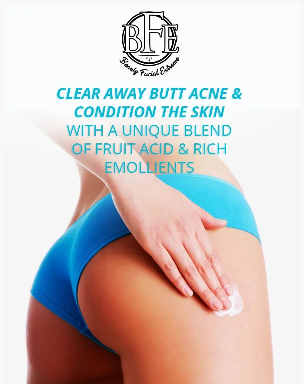 6.9 OZ. Prevents Future Breakouts. Anti-Acne Buttocks & Thigh Treatment- Clears Away Acne, Pimples, and Ingrown Hairs for the Buttocks and Thigh Area