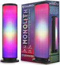 Speaker with Pulsating Lights, Color Changing Portable Outdoor Party Tower Speaker