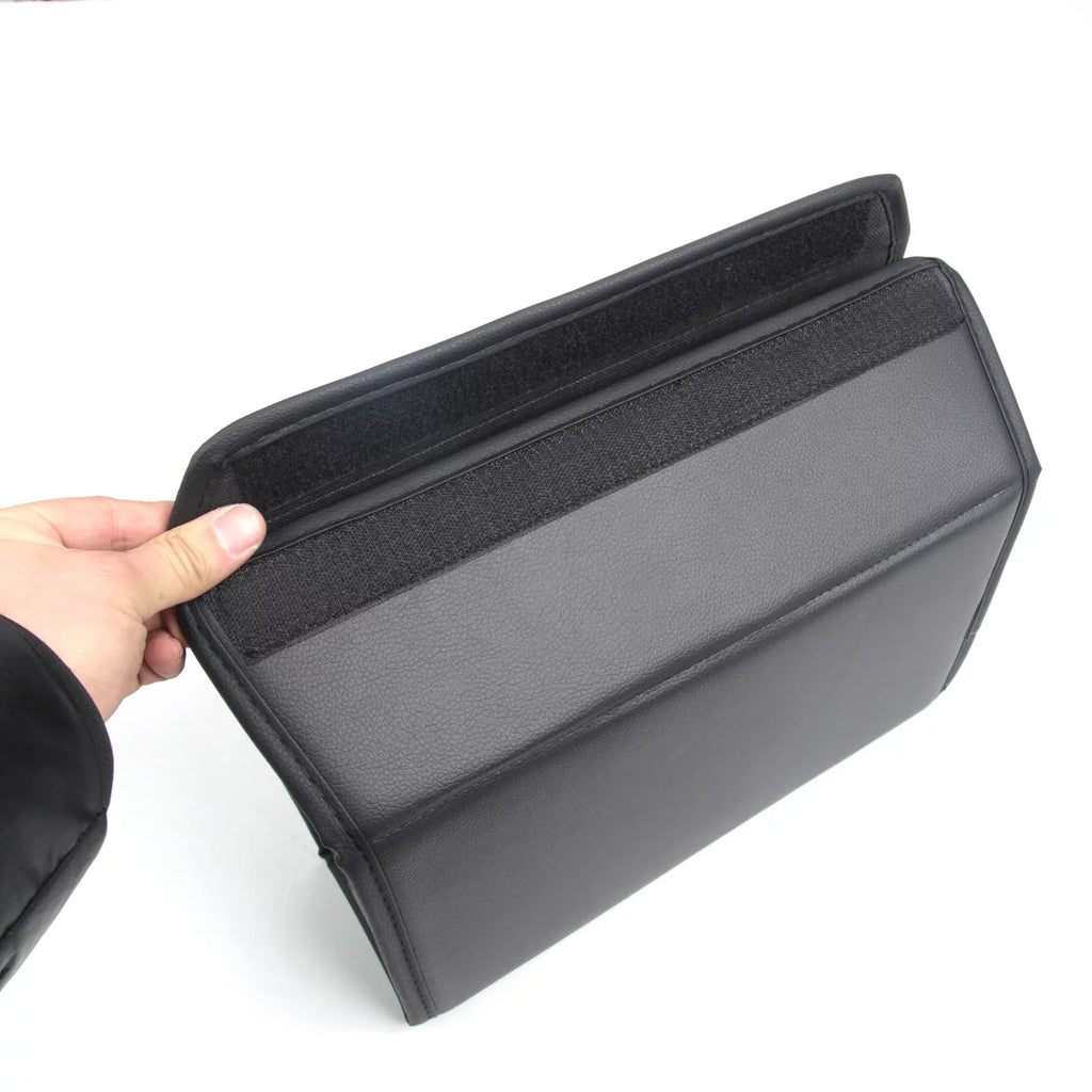 OWSOO Under Seats Storage Box Auto Modification Parts Vehicle Storage Box Folding Storage Box Car Modification Interior Accessories suitable With Model Y