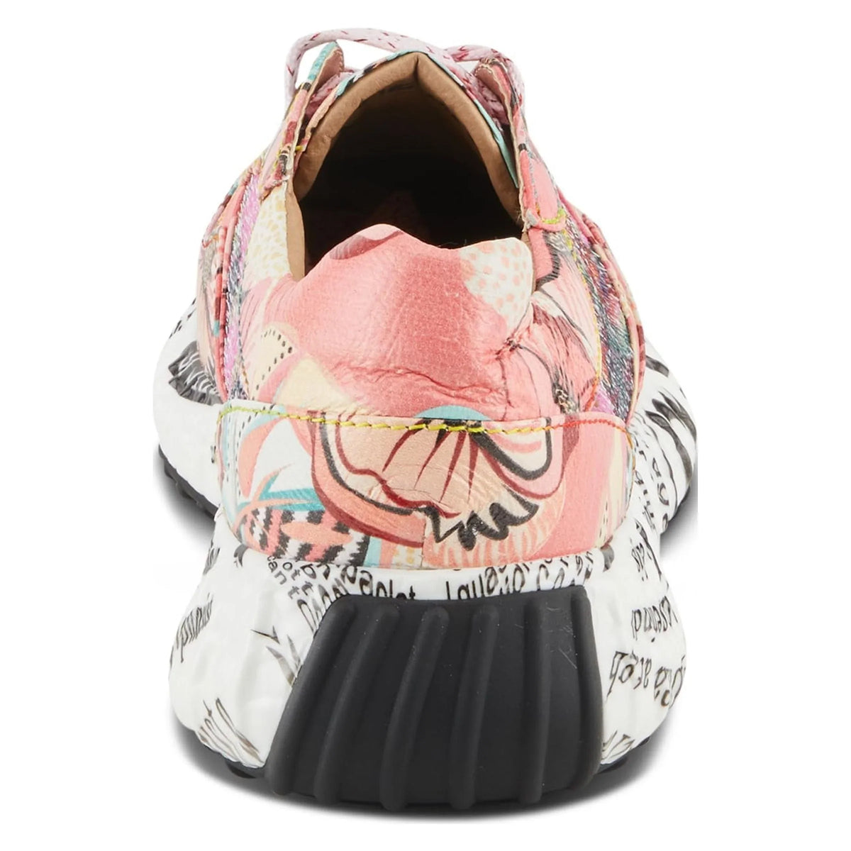 Spring Step L'Artiste Women's Cabaret Sequin Leather Fashion Sneakers - Stylish Comfort with a Sparkling Touch Pink Multi EU 35 / US 5