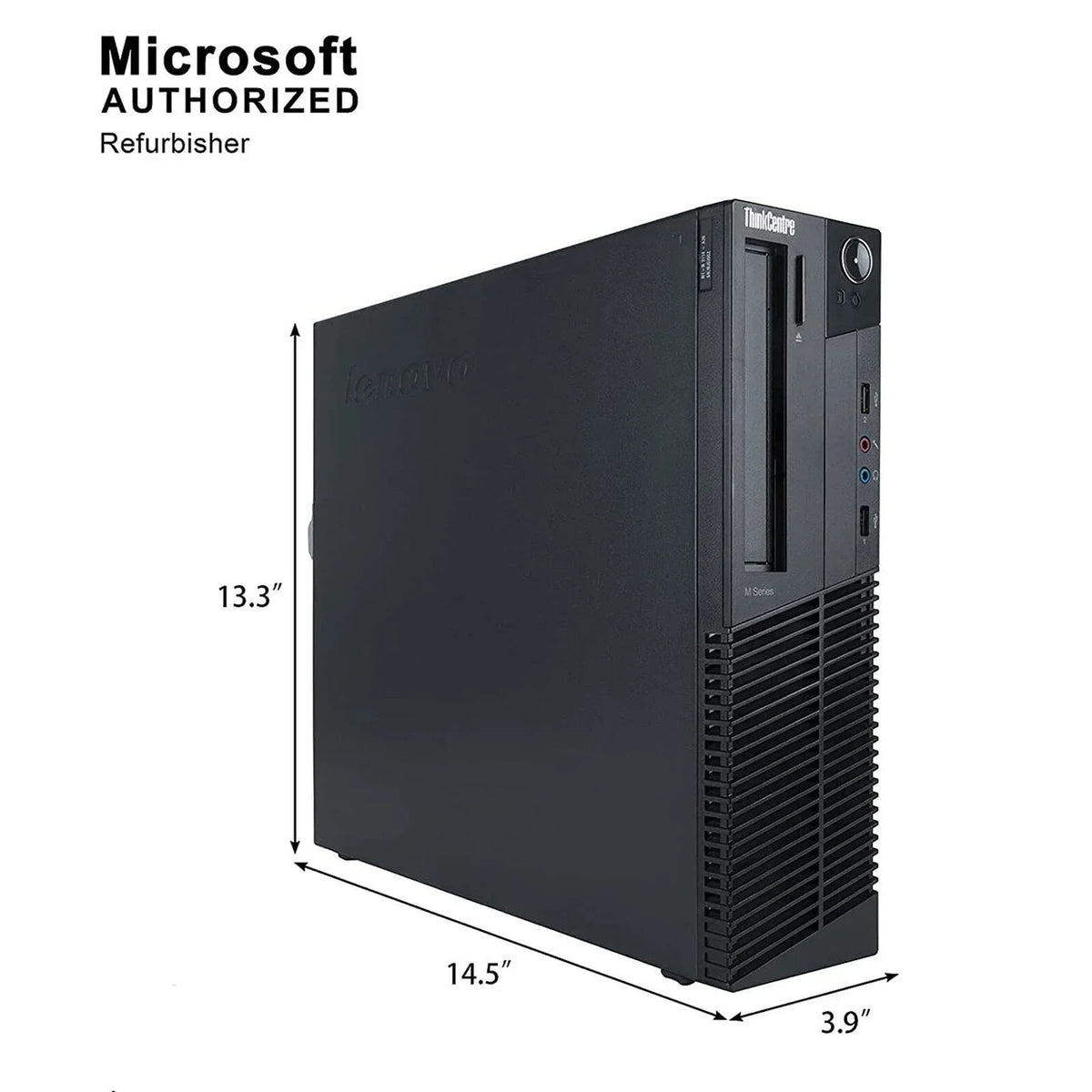 Pre-Owned  M92P Desktop Computer PC -  Quad-Core i5, 1TB HDD, 4GB DDR3 RAM, Windows 10 Pro, DVD, WIFI, 22in Monitor, RGB Keyboard and Mouse (Refurbished: Good)