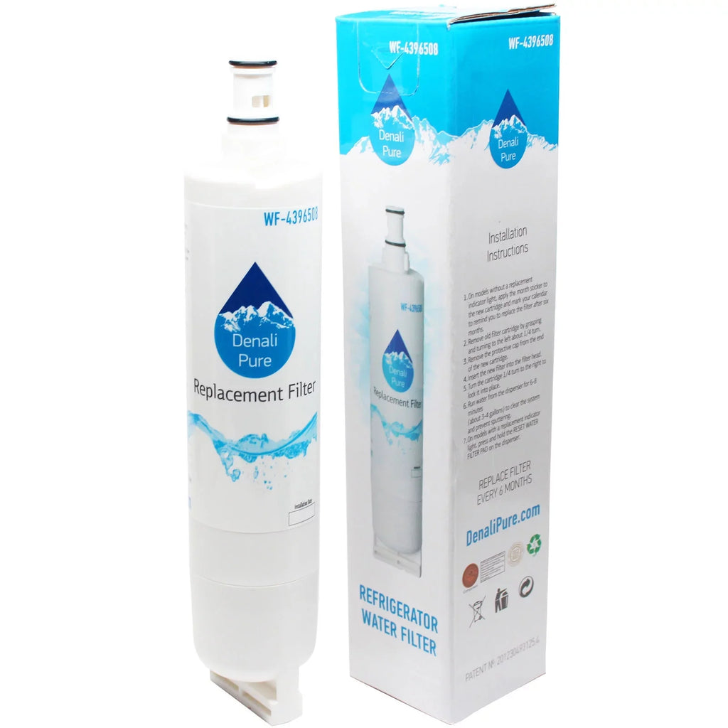 6-Pack suitable with Whirlpool GS2SHEXNB02 Refrigerator aqua Filter - suitable with Whirlpool 4396508, 4396510 Fridge liquid Filter Cartridge
