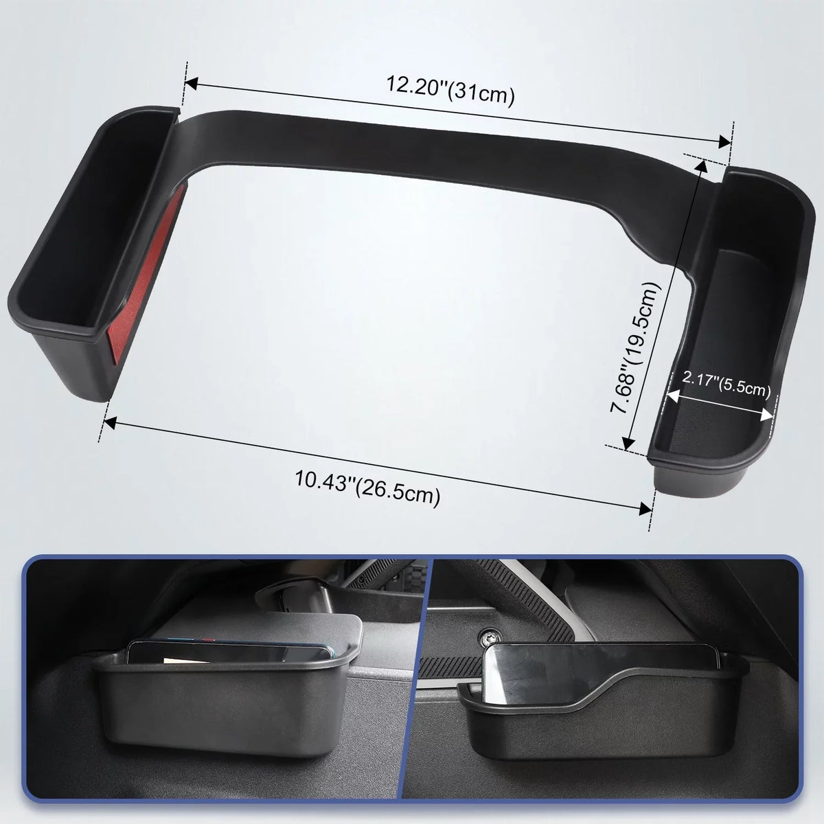 MFC Gear Shifter Storage Box Side Pocket appropriate with for 2021 2022  Bronco Accessories 2/4D