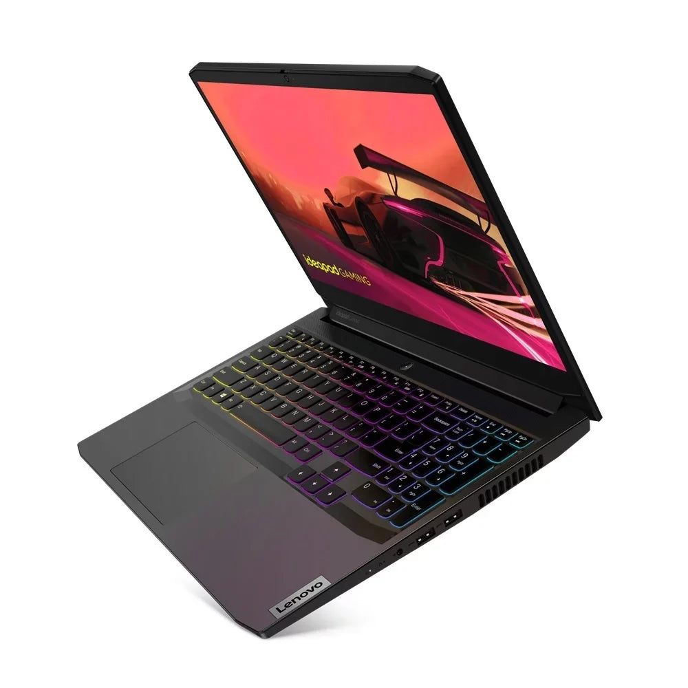 IdeaPad 3 Gaming Laptop, 15.6" 120Hz FHD Display, AMD Ryzen 7 5800H Upto 4.4GHz, 8GB RAM, 512GB NVMe SSD, NVIDIA GeForce RTX 3060, HDMI, Wi-Fi, Bluetooth, Windows 11 Home (82K200URUS)