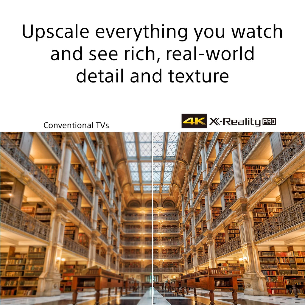 Restored  50" Class 4K UHD (2160p) LED Google Smart TV HDR X80J Series KD50X80J (Refurbished)