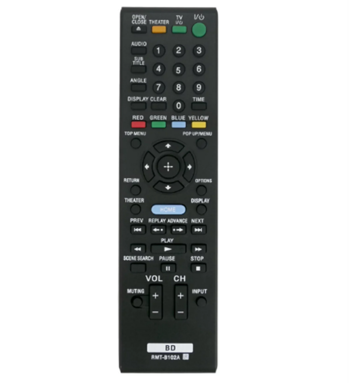 RMT-B102A Remote control replacement appropriate with  Blu ray DVD player BDPS350 BDP-S350B