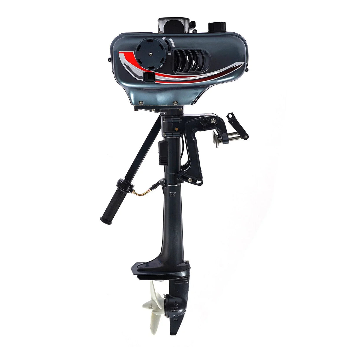 2-Stroke 3.5HP Outboard Motor Fishing ship Petrol Engine CDI System 10 Km / H