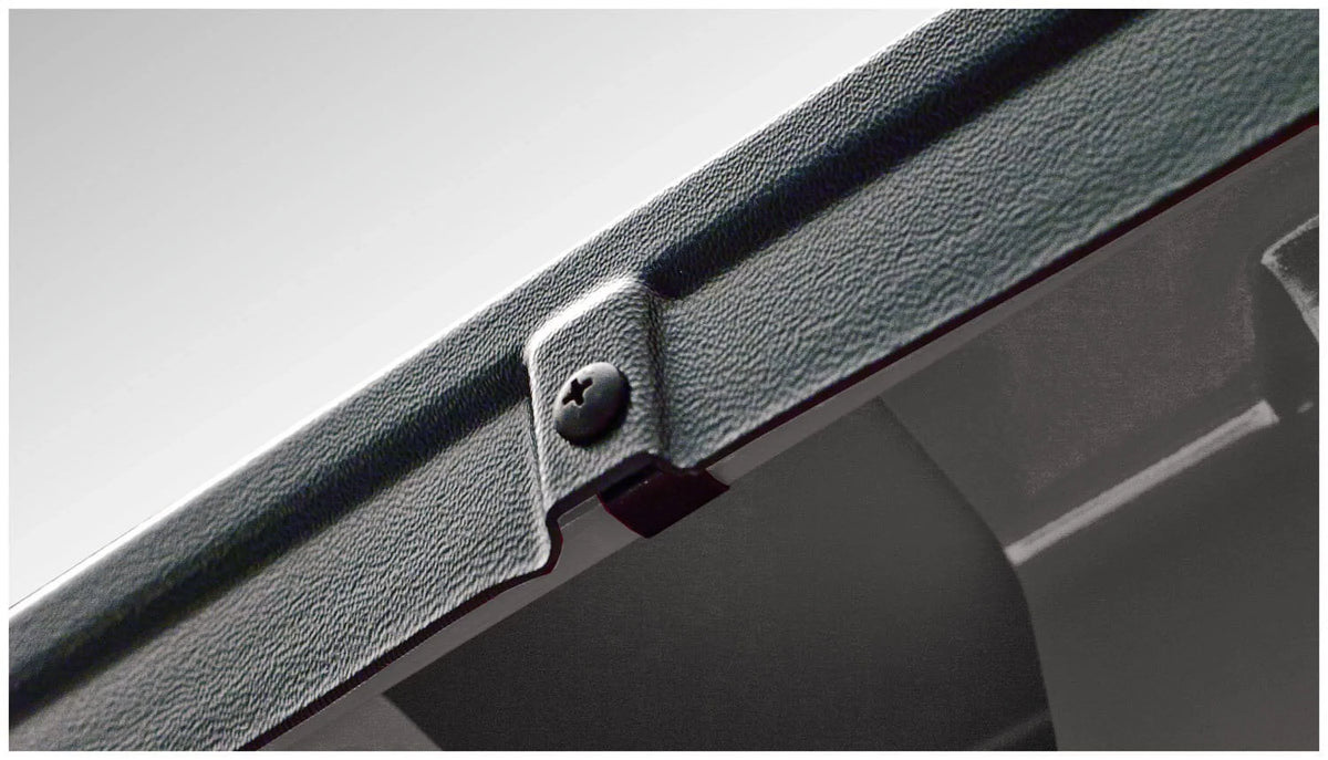 Bushwacker by RealTruck Ultimate BedRail Caps - SmoothBack w/o Stake Holes|2-Pc, Black, Smooth|28509|appropriate with 1993-2011  Ranger w/ 6' Bed; 1994-1997 Mazda B4000 w/ 6' Bed (Exc STX Models)