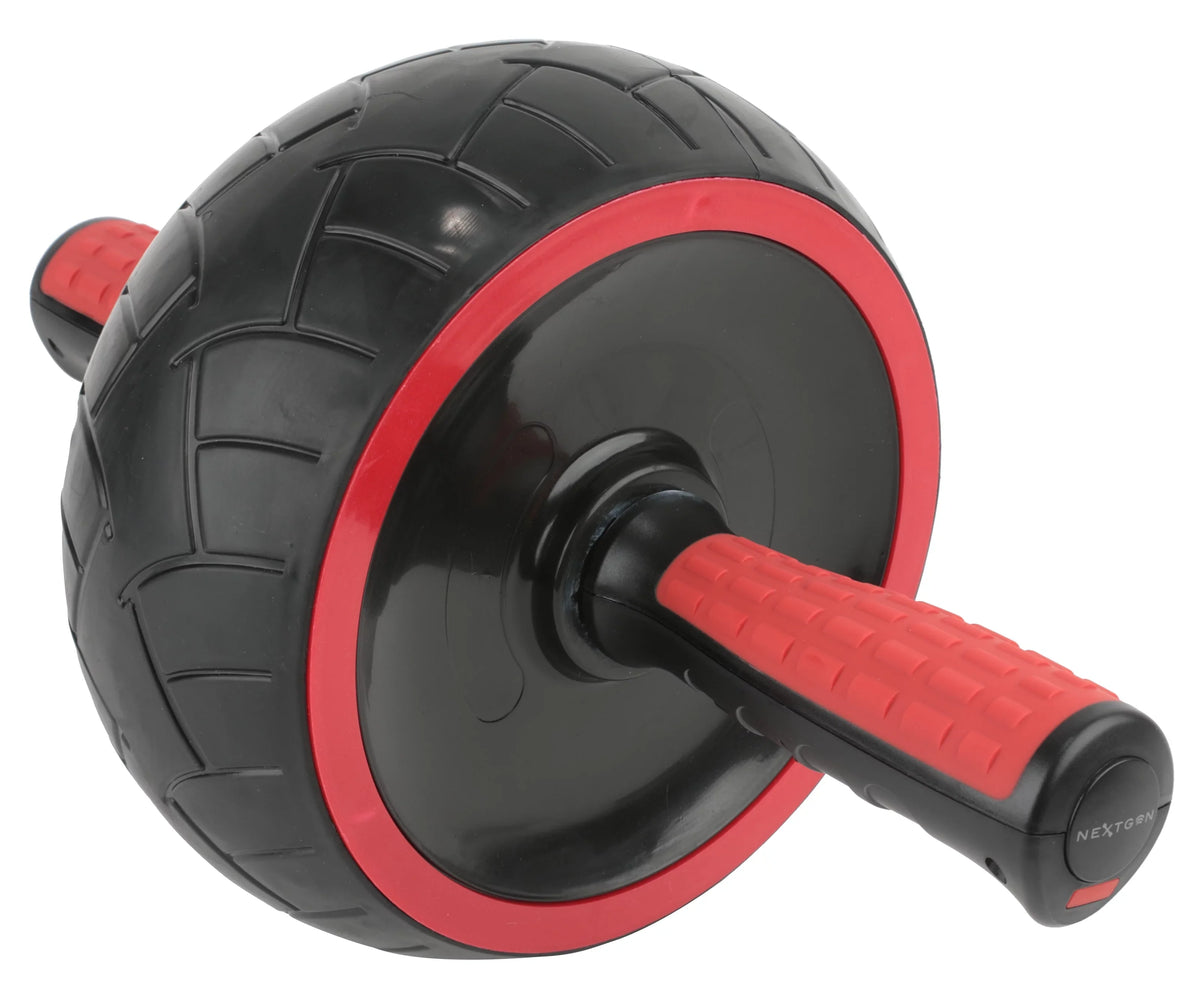 NextGen Smart Fitness Bluetooth Ab Wheel with Molded Finger Assist Grips, Free App to Track your Workout