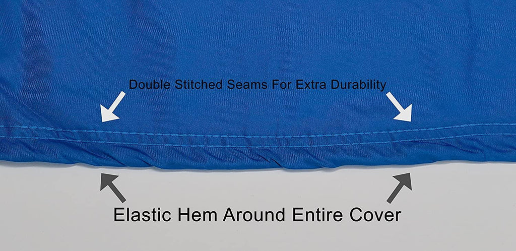 Custom Contour Fit Weatherproof Jet Ski protector for Kawasaki 1100 STX DI 1997-1999 - Blue/Black Color - All atmospheric conditions - Trailerable - Protect from Rain & Sun! Includes Trailer Straps & Storage Bag