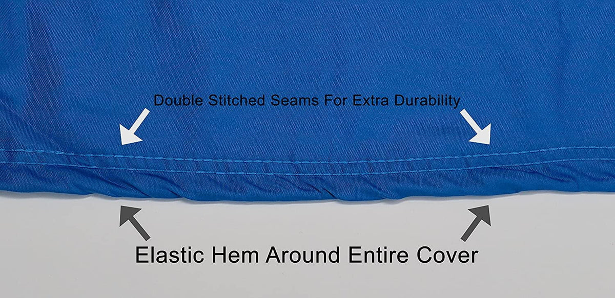 Weatherproof Jet Ski Covers for Yamaha EXR 2019 - Silver - High Sun Protection - All elements - Trailerable - Protects from Rain, Sun, UV Rays, and More! Includes Trailer Straps and Storage Bag