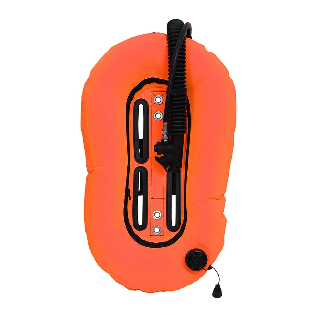 yotijar Diving Snorkeling Donut Wing Single Tank Scuba BCD Set for Freediving Diving Orange