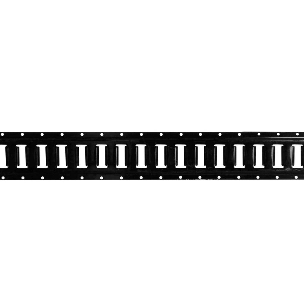 DC Cargo Mall E Track Shelving Kit - 12 Pieces: 4 ft Black E Track Rails & E Track Wood Beam Sockets