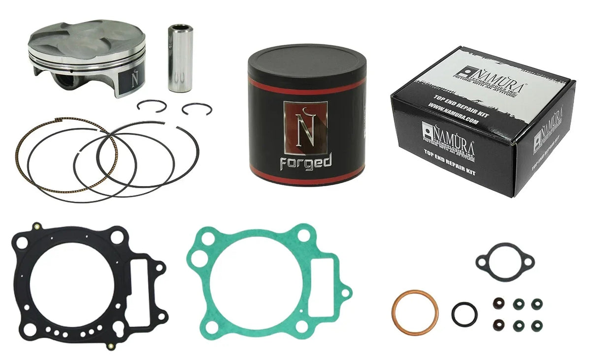 Namura Technologies FX-10035-BK Top End Repair Kit - 0.01mm Oversized to 77.97mm, 13.2:1 Compression
