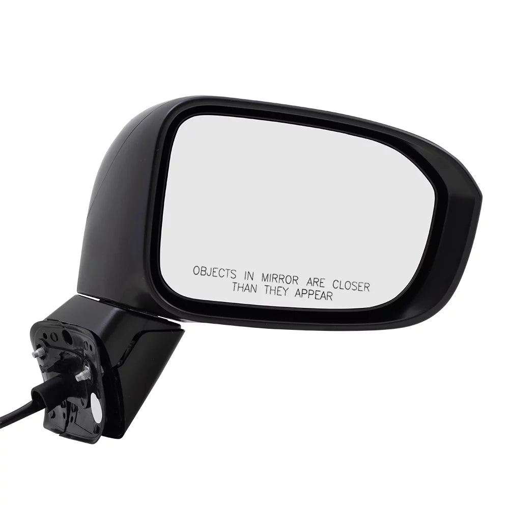 Brock Aftermarket Replacement Passenger Right Power Mirror Without Heat-Camera Paint To Match Black suitable With 2014-2015 Honda Civic