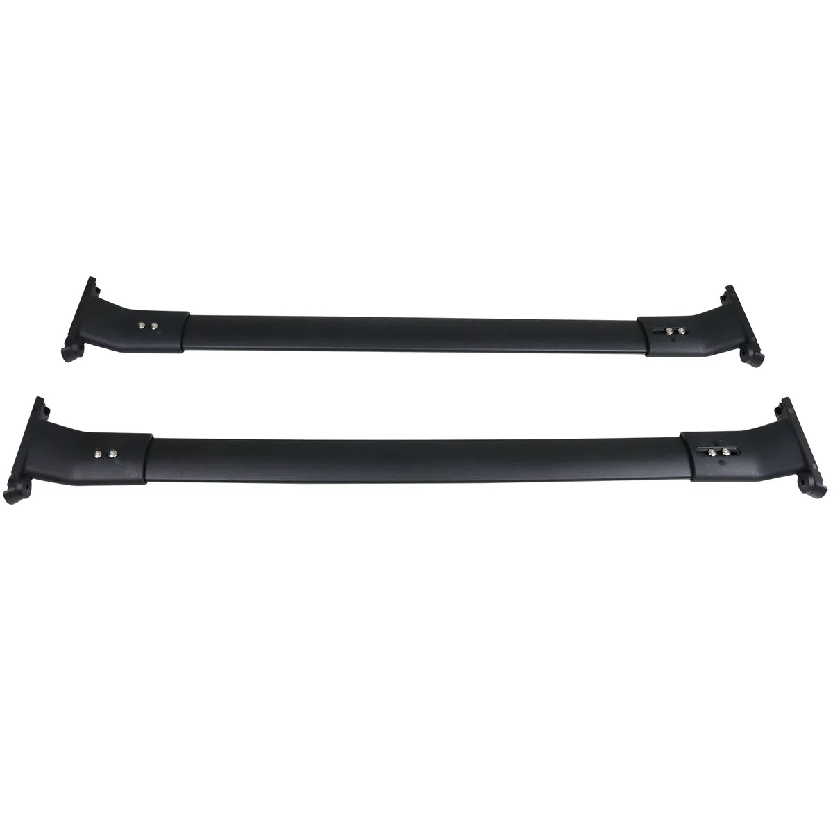 Ikon Motorsports matching with 13-16 Mazda CX-5 CX5 OE Style Cross Bar Roof Rack Black Aluminum