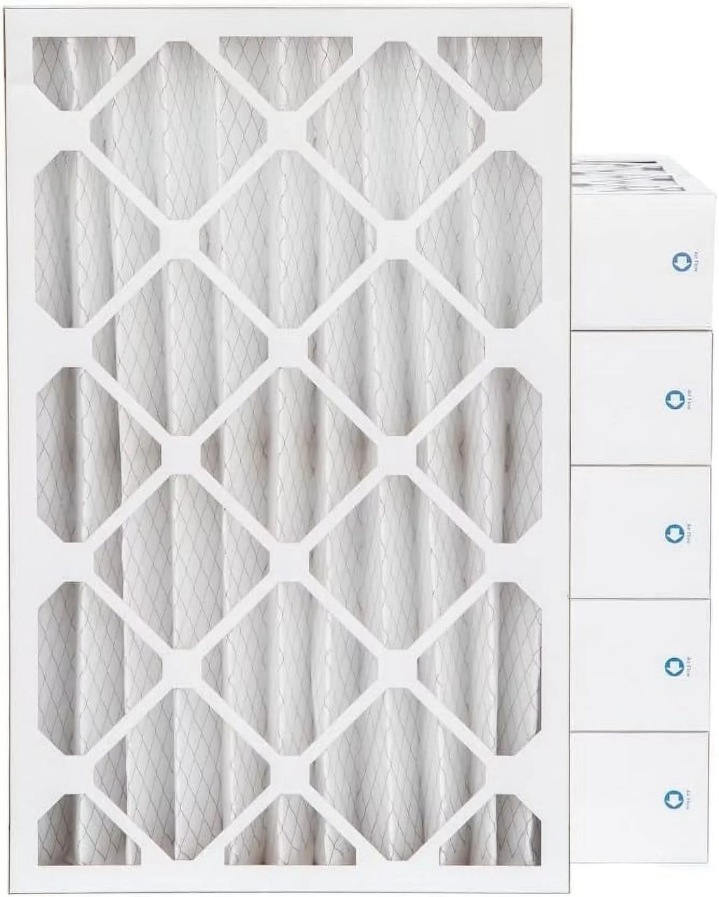 tual Size: 15-1/2 X 24-1/2 X 3-3/4, White. Case Of 6. 16X25x4 MERV 8 Pleated HV Furne 4'' Air Filters By Pamlico