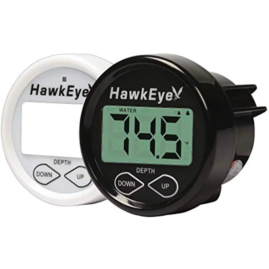 Hawkeye In-Dash Depth Sounder with Air and aqua Temperature with Transducer