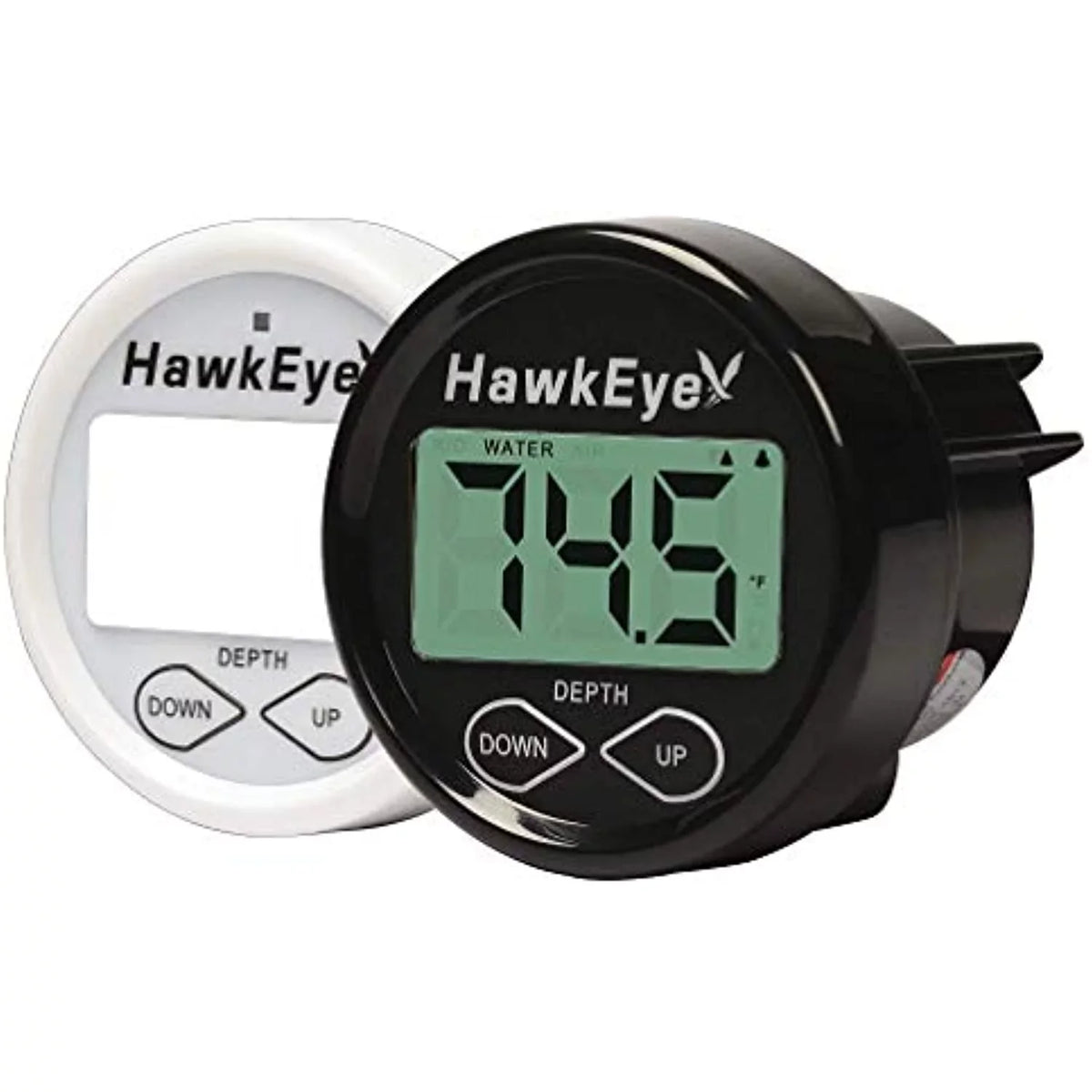 Hawkeye In-Dash Depth Sounder with Air and aqua Temperature with Transducer