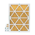 Actual Size: 19-3/8 x 23-3/8 x 1-3/4. 3 Pack of 20x24x2 MERV 11 Pleated 2" Inch Air Filters by Glasfloss