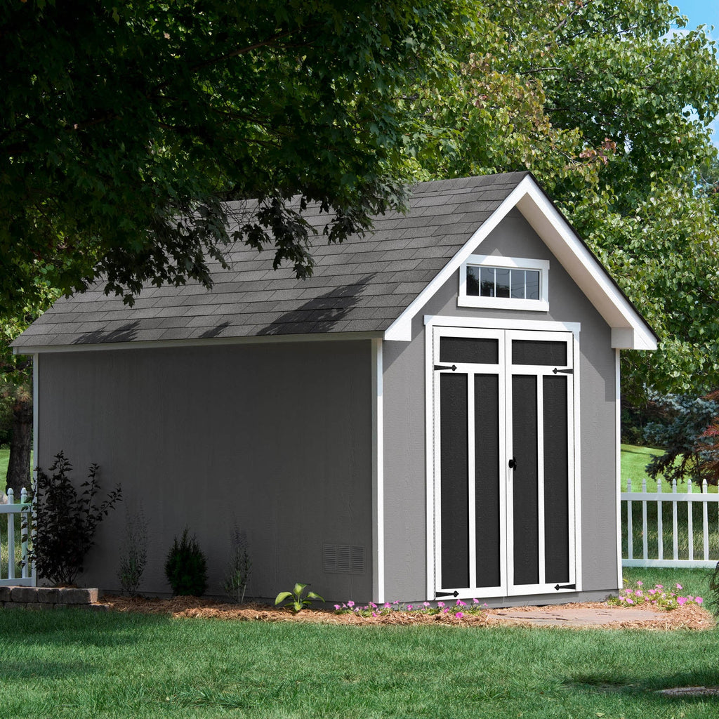Wood Storage Shed (Floor Included). x 12 ft. Handy Home Products Tribeca 8 ft