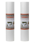 Shelf Liner, White, 2 Count. x 24 ft. Duck 281872 Smooth Top Easy Non-Adhesive 20 in