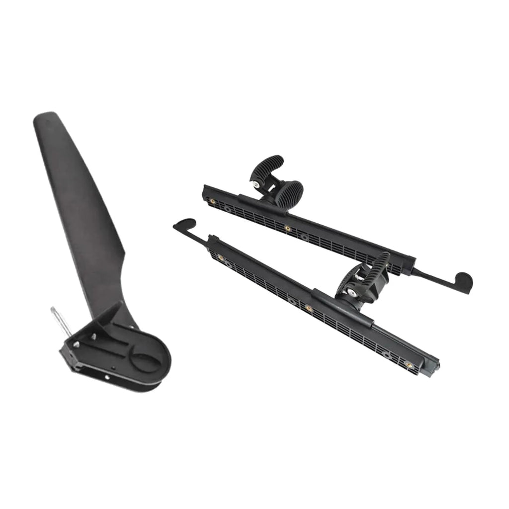 kesoto Kayak Rudder Kayak Foot Pegs craft Tail Watercraft Rudder with Foot Brace Pedals for Fishing craft Canoeing Marine Accessories