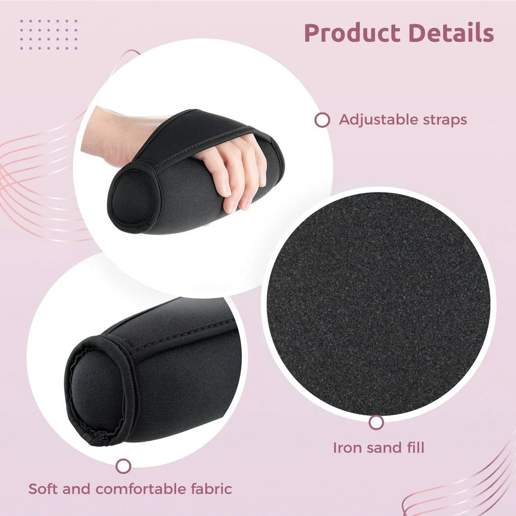 2lbs / 0.9kg. Dumbbell Hand Weight Set of 2, Adjustable Dumbbell Walking Hand Weight Sets with Hand Strap for Running, Jogging, Physical Therapy for Women and Men
