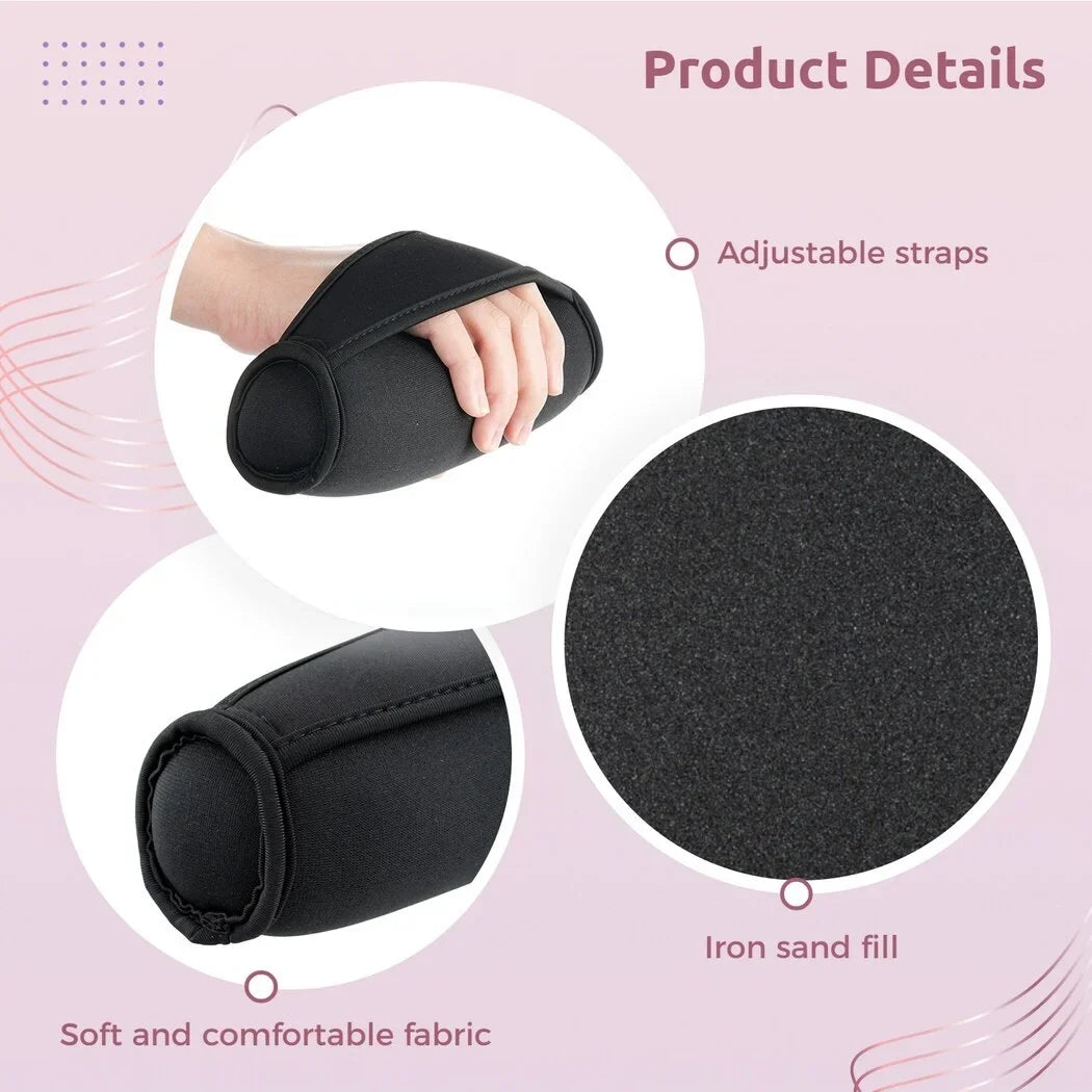 2lbs / 0.9kg. Dumbbell Hand Weight Set of 2, Adjustable Dumbbell Walking Hand Weight Sets with Hand Strap for Running, Jogging, Physical Therapy for Women and Men