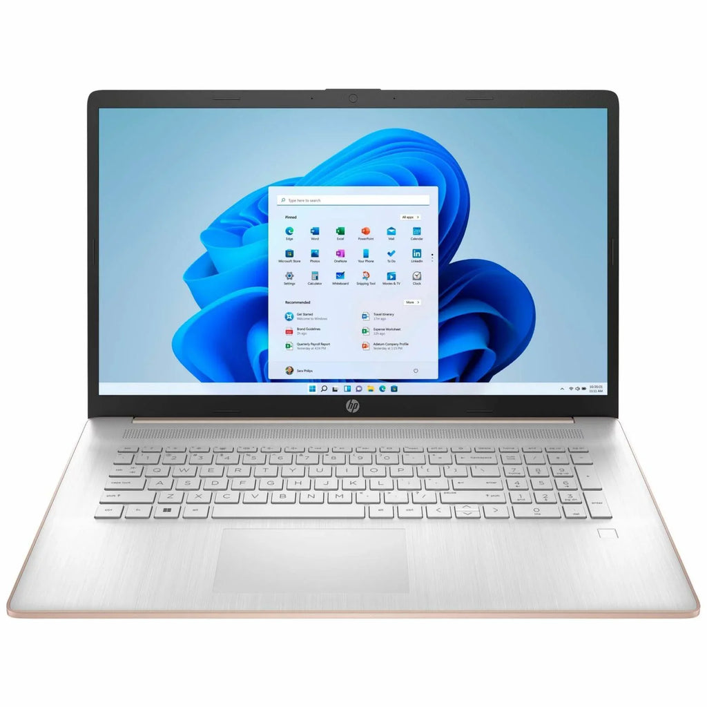 Refurbished -  17-cn0000, 17.3\" HD+, Touchscreen,  Core i3-1125G4,  UHD Graphics, 12GB RAM, 512GB SSD, Pale Rose Gold/Natural Silver, Windows 11 Home, 17-cn0207ds
