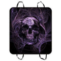 GCKG Purple Fluorescence Skull Pet Car Seat shield Dog Car Seat Mat Hammock Cargo Mat Trunk Mat For Cars Trucks and SUV 54x60 inches