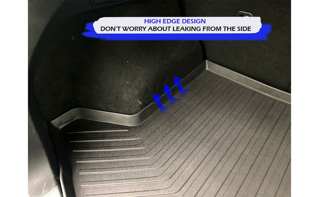 EACCESSORIES EA Cargo Liner – Trunk Mat for Mazda CX-5 CX5 2017-2023 – atmospheric conditions-protected Trunk Mats for Cars with Raised Lip – Non-Slip Car Trunk Mat Rubber – Easy to Install – Laser Pre-Cut Design