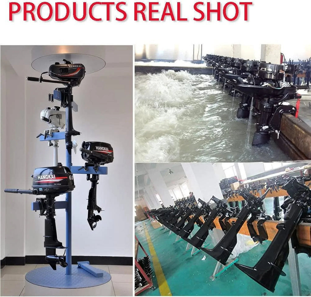 MONIPA 6  2-Stroke Outboard Motor Tiller Shaft Inflatable Fishing ship Marine Engine liquid Cooling CDI System