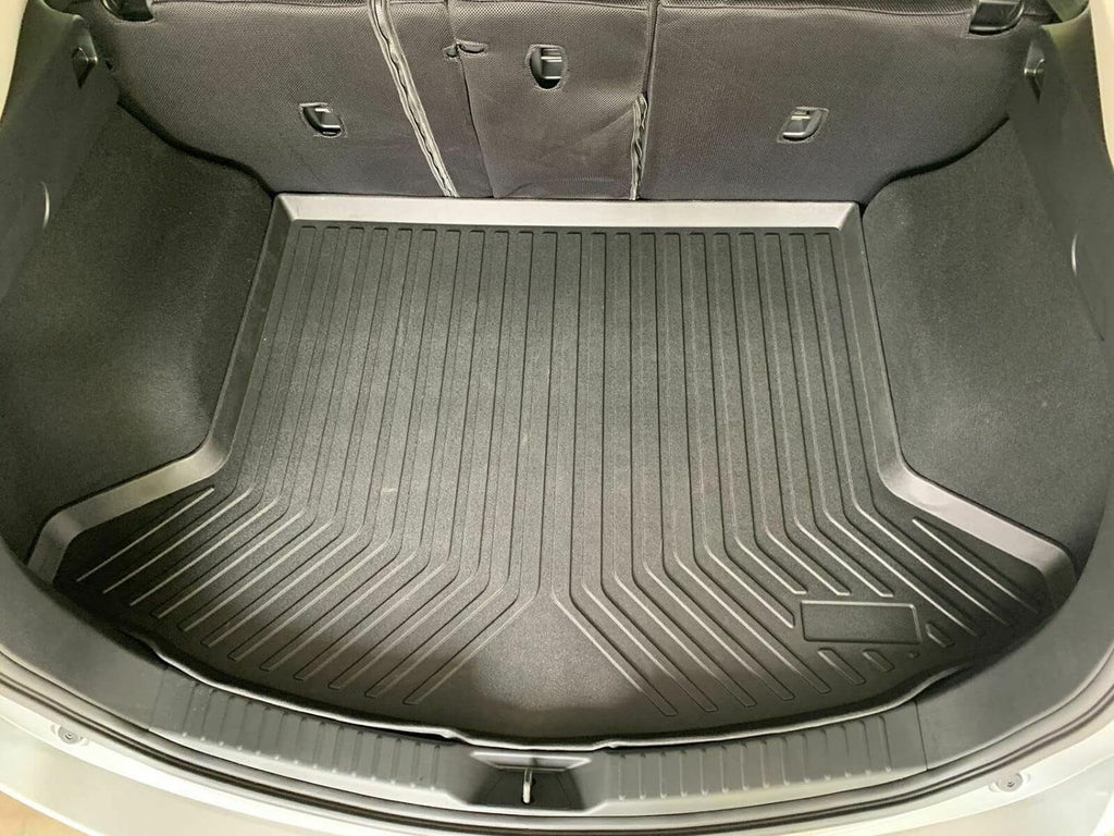 EACCESSORIES EA Cargo Liner – Trunk Mat for Mazda CX-5 CX5 2017-2023 – atmospheric conditions-protected Trunk Mats for Cars with Raised Lip – Non-Slip Car Trunk Mat Rubber – Easy to Install – Laser Pre-Cut Design
