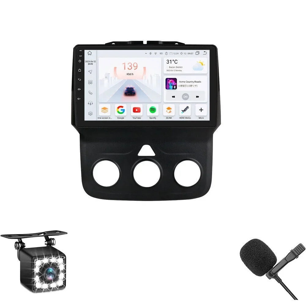 For Dodge Ram 1500 2500 3500 2013-2018 Android Octa Core 4+32GB Stereo DSP Radio GPS Cooling Fan