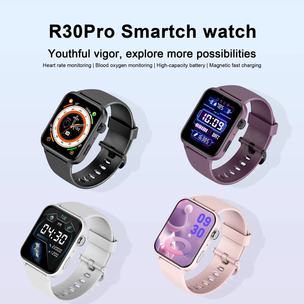 Blackview Smart Watch for Android and iOS, Fitness Tracker with Bluetooth Call, 1.83" HD Touch Screen, Waterproof, 4 Mini Games,100+ Sports, Smartwatch with Voice Assistant, Romantic Gifts Set of 2