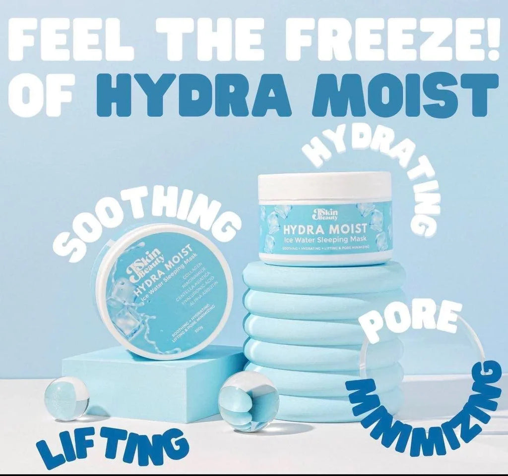 2 Jars J Skin Beauty Hydra Moist Ice liquid Sleeping Mask - NO EXPIRY DATES PRINTED