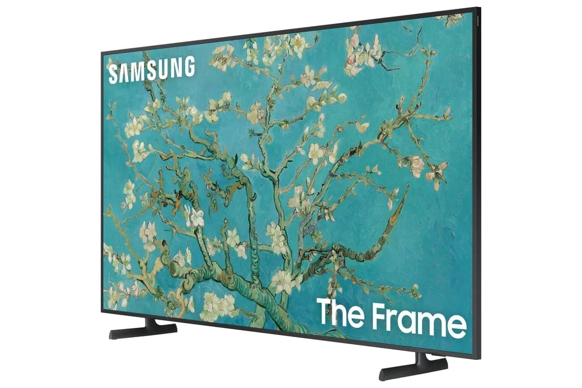 85-Inch Class QLED 4K LS03B Series The Frame Quantum HDR Smart TV with a  85” The Frame Customizable Bezel for TV, Modern White, VG-SCFA85WTBZA (2022)