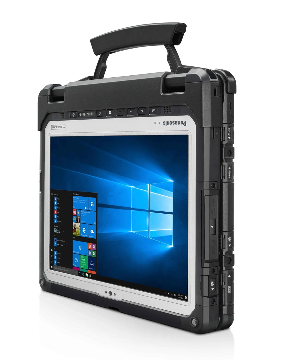 Fully Rugged 12"  TOUGHBOOK CF-33,  i5-7300U, 256GB SSD, 8GB RAM, Win11, WiFi, Bluetooth, Serial Port, Dual-Touchscreen, Dual-Battery, Dual-Camera, Ultra-Bright Display, 1-Yr Warranty