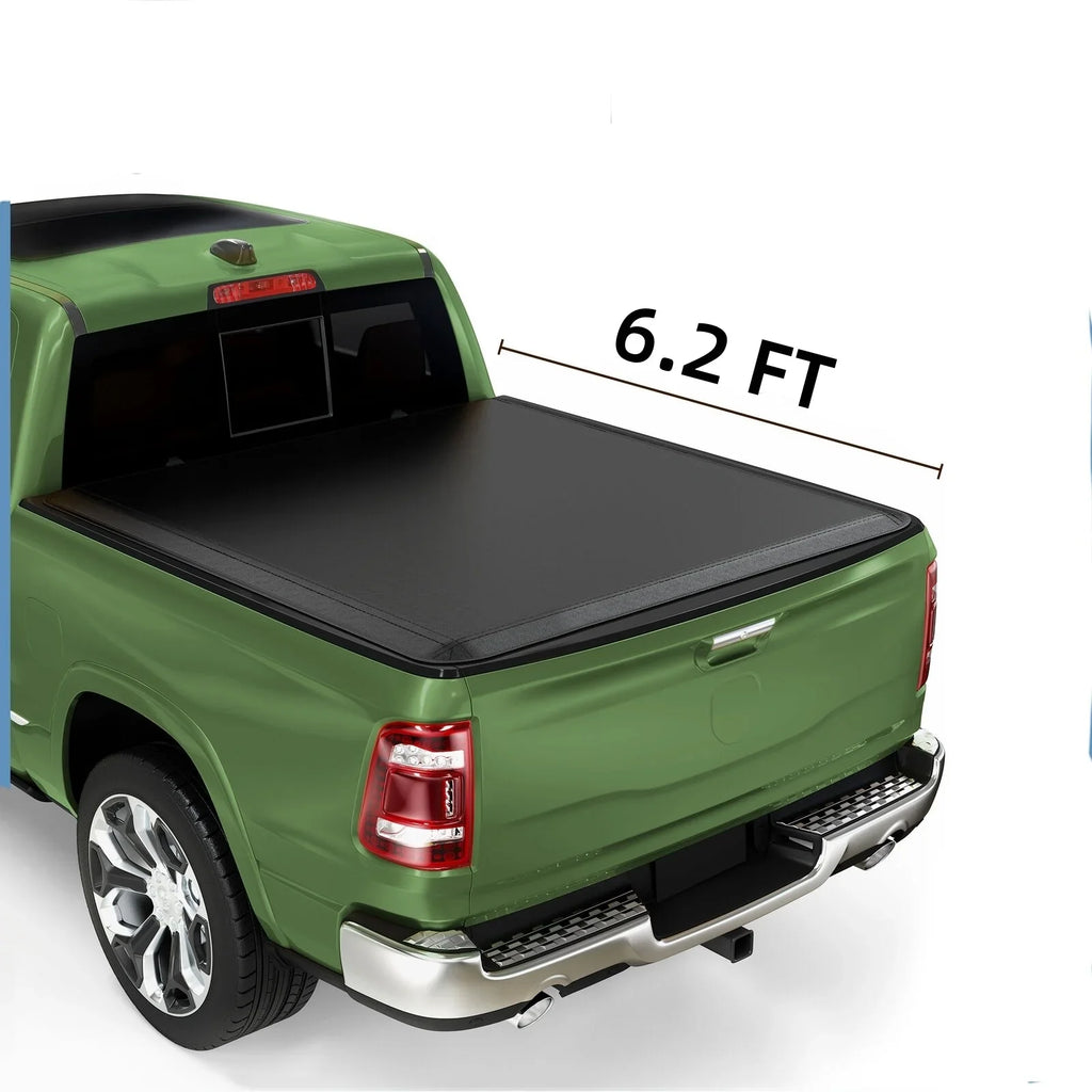Ledkingdomus 6.2 ft Bed Soft Roll Up Truck Bed Tonneau shield for 2015-2022 Chevy Colorado/GMC Canyon