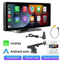 Portable Car Stereo Wireless  CarPlay & Android Auto, Car Radio 10.26" Touchscreen, Bluetooth5.0, Mirror Link, Maps Navigation, Voice Control,AUX Cable Vehicles