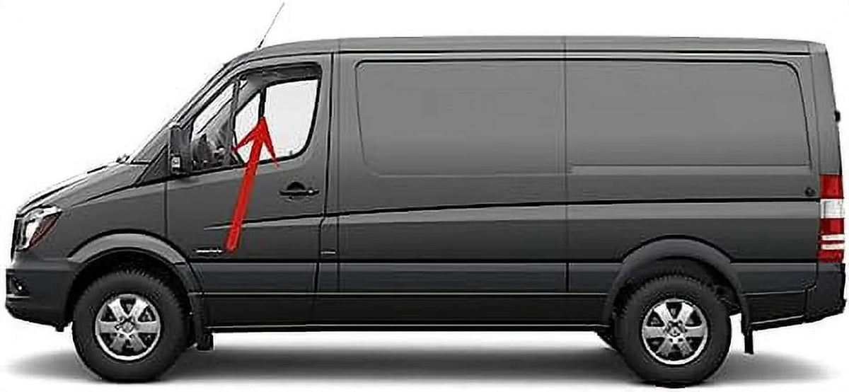 Driver Left Front Door Window Door Glass matching with Mercedes Benz Sprinter Van 2009-2018 Models