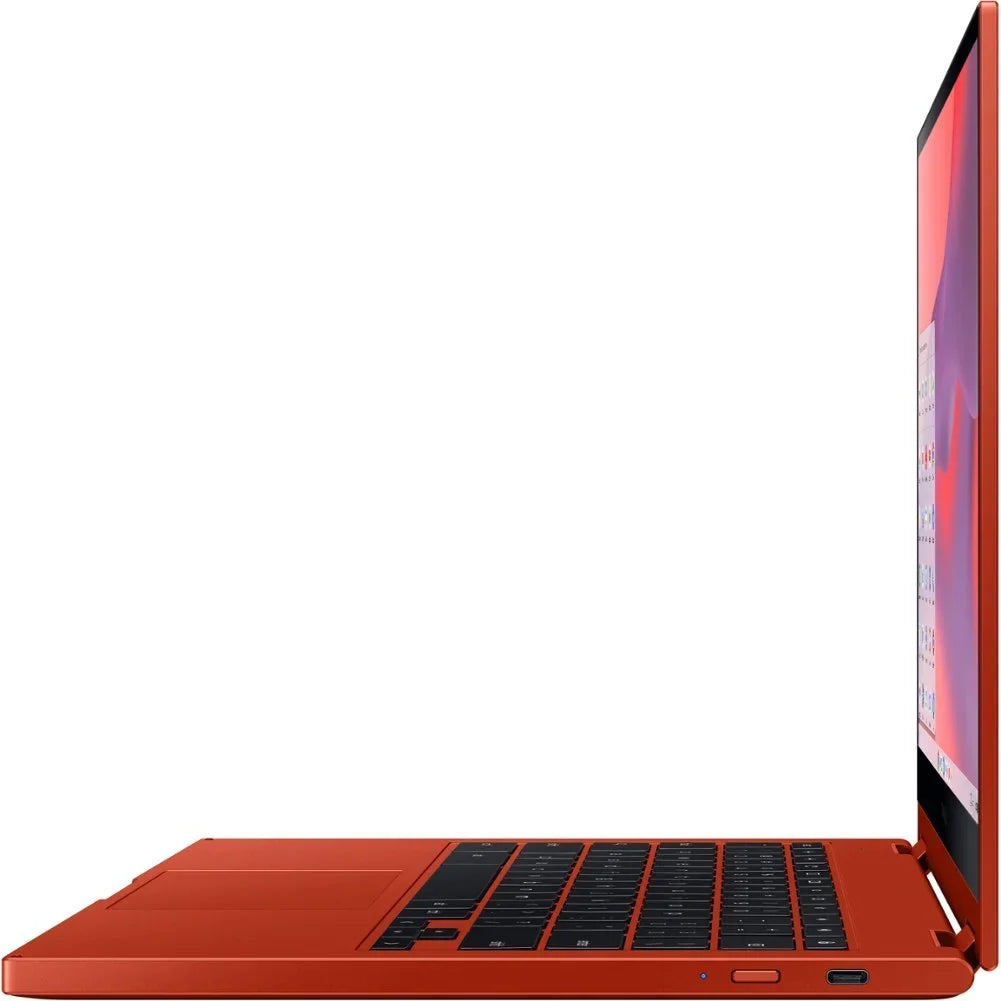 Galaxy Chromebook 2 13.3" FHD(1920 x 1080) Touchscreen 2 in 1 Laptop,  Core i3-10110U, 8GB LPDDR3 RAM, 128GB eMMC, Backlit Keyboard, Chrome OS, Fiesta Red with Tigology Accessories