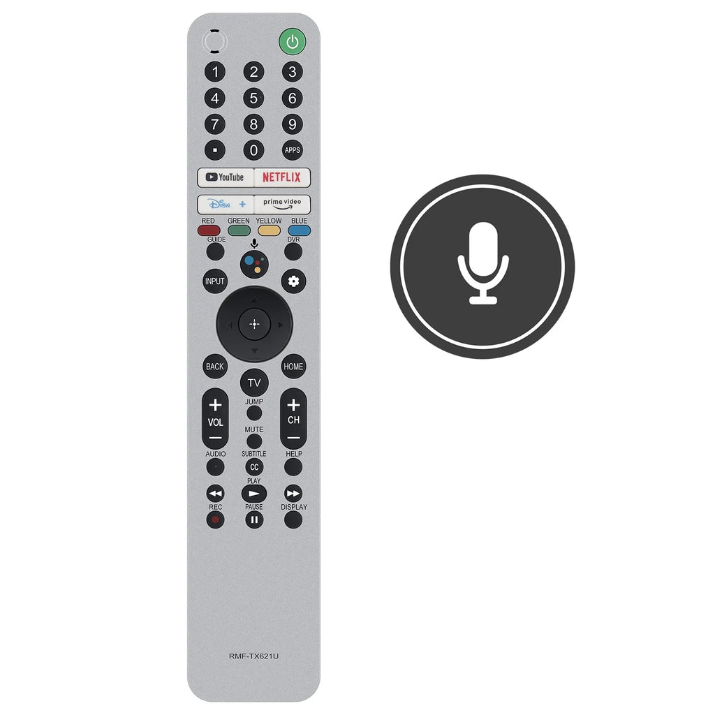 VINABTY RMF-TX621U Voice Replace Remote for  TV XR-83A90J XR75Z9J XR65A90J XR85Z9J XR55A90J XR83A90J