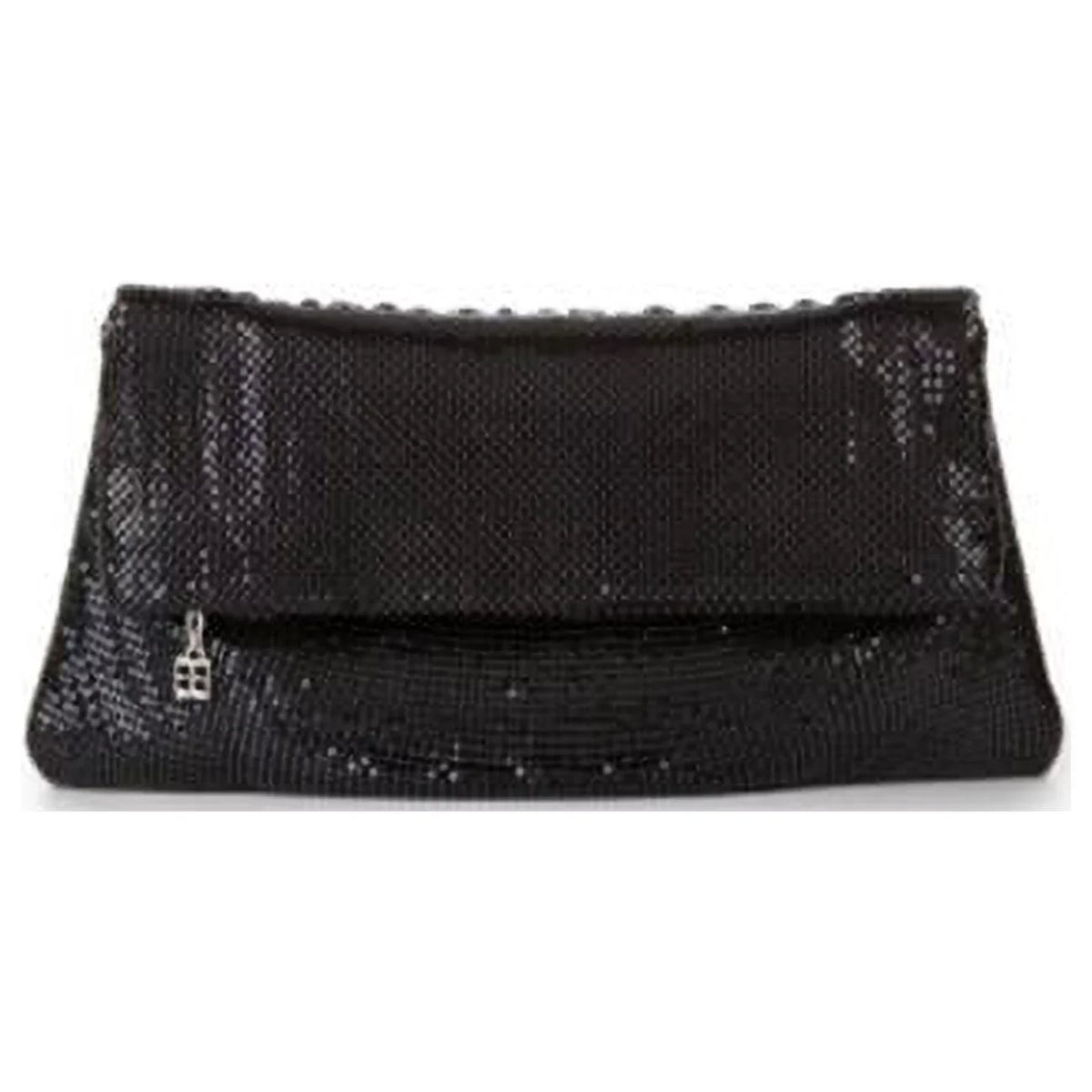 Fold-Over Metal Mesh Clutch