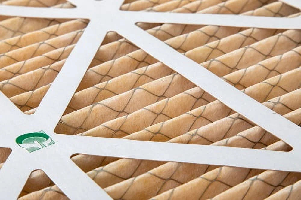 Actual Size: 19-3/8 x 23-3/8 x 1-3/4. 3 Pack of 20x24x2 MERV 11 Pleated 2" Inch Air Filters by Glasfloss