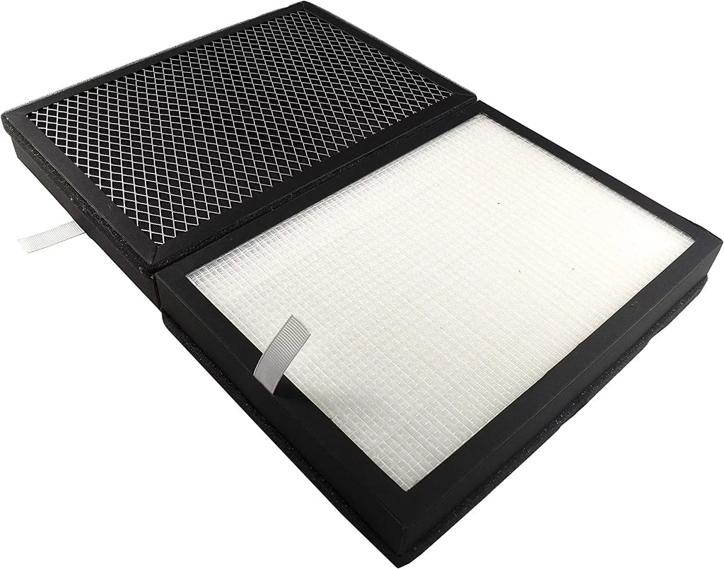HQRP 2-Pack 3-in-1 HEPA Filter Set (4 Filters) suitable with Medify MA-25R for MA-25 MA25 Air Purifier