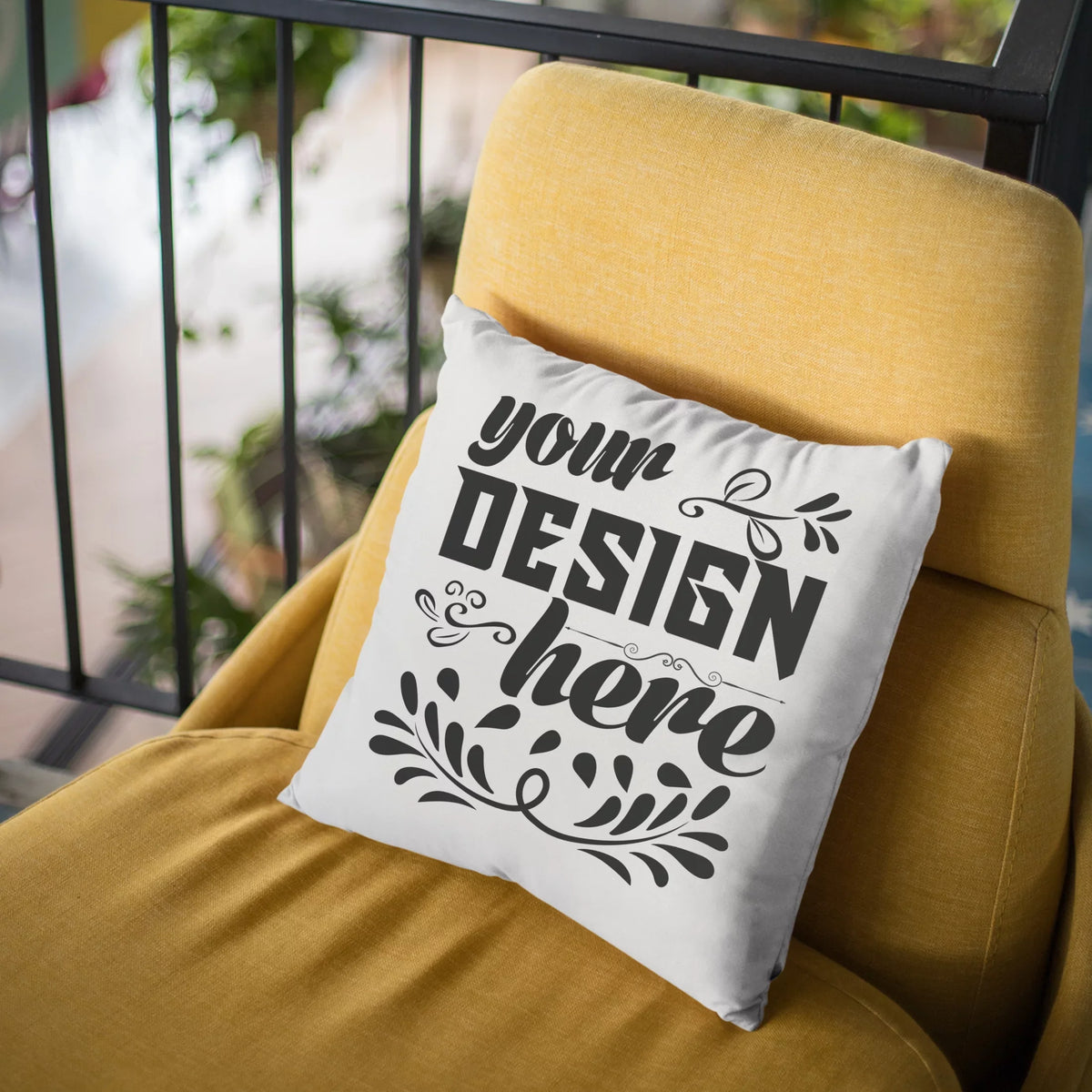 Always Put Your Best Face Forward, Words of Wisdom - Beauty Themed Merch for Makeup Artist or Cosmetologist, Gift for Makeup Lovers, Pillow shield, White 20X20 IN