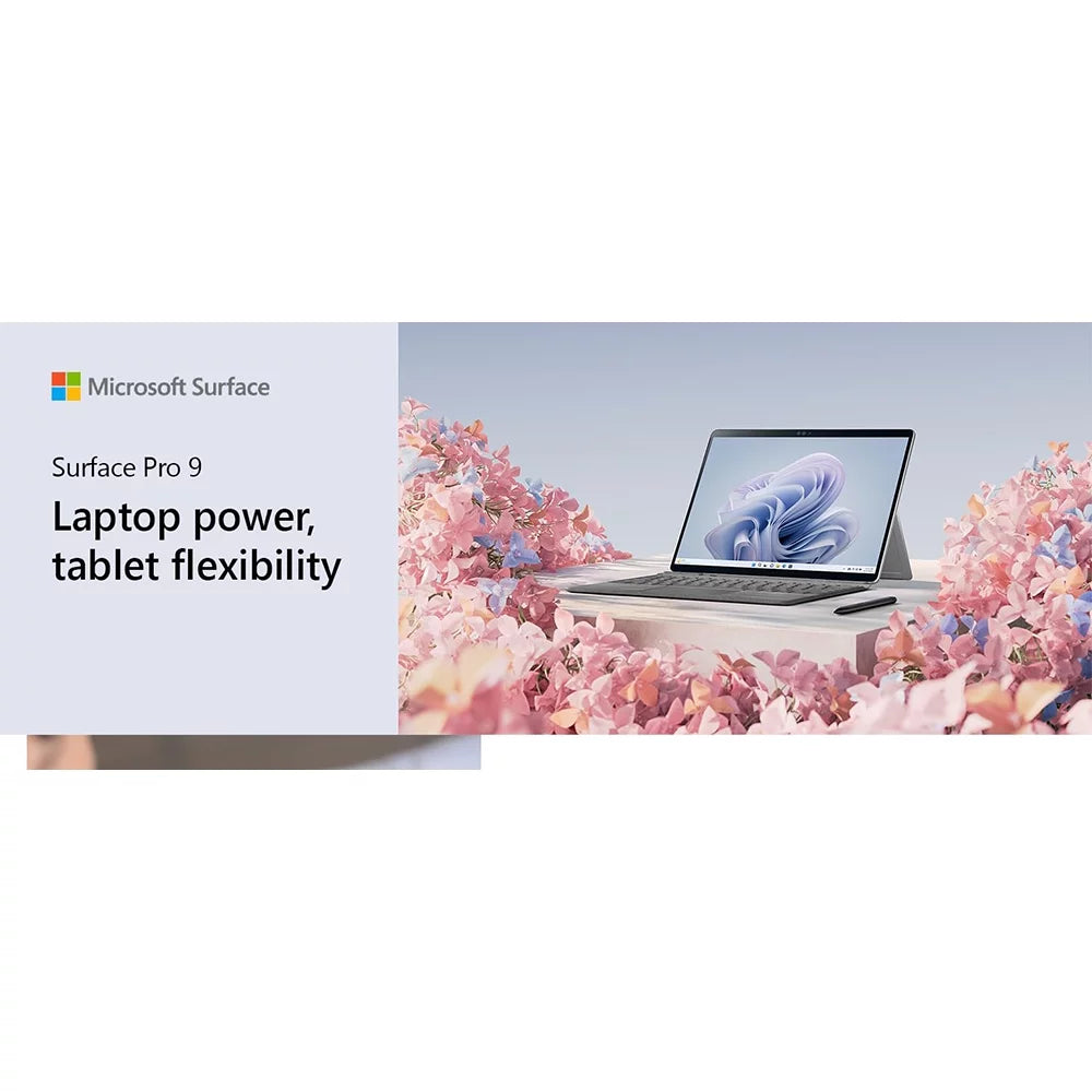 Surface Pro 9 (2022), 13" 2-in-1 Tablet/Laptop, 5G Connectivity, Thin and Lightweight, Faster SQ3 Processor for Multi-Tasking, 8GB RAM, 128GB Storage with Windows 11, Platinum - (Open Box)